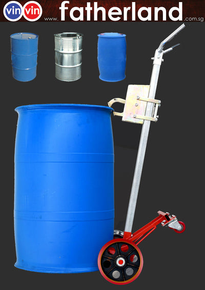 Oil Drum Trolley With Support Wheel Model DR192-2023