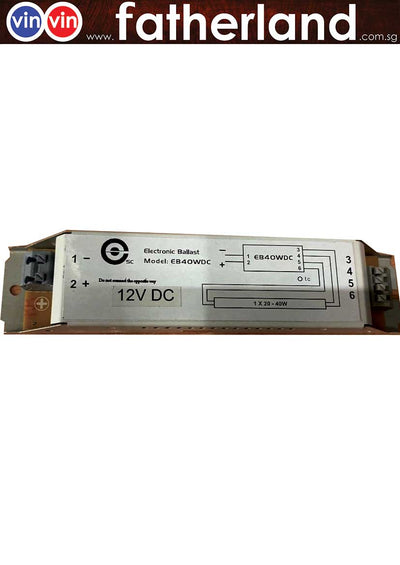 EB40WDC  Electronic Ballast 12V DC