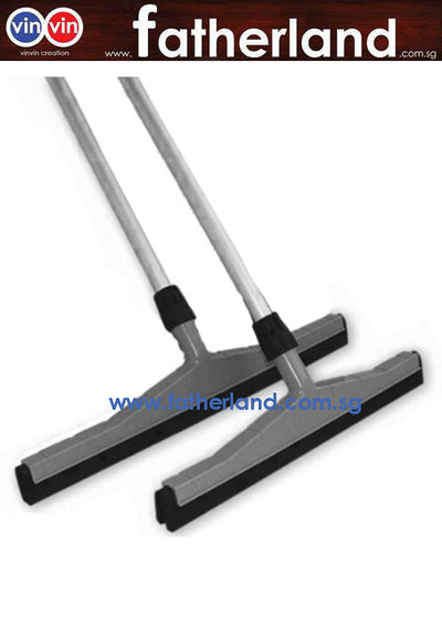 HEAVY DUTY PLASTIC FLOOR SQUEEGEE 45CM WITH BLACK RUBBER  ( KWC-WS-45 )
