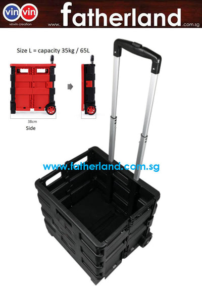 Folding Shopping Cart Shopping Carriers Trolley 35KG Multi Function