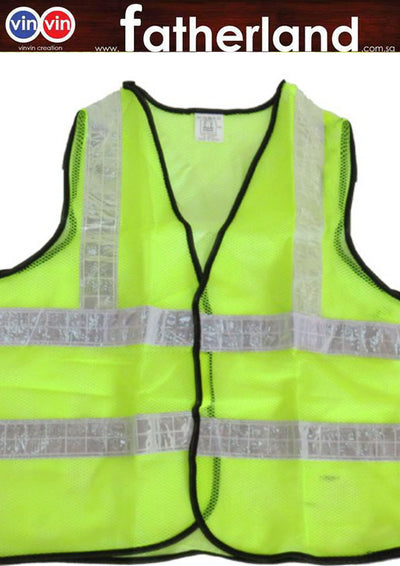 SAFETY VEST GREEN REFLECTIVE