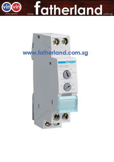 Hager – EZN002 – RELAY Timer with Delay to switch 10 a, Ac/Dc