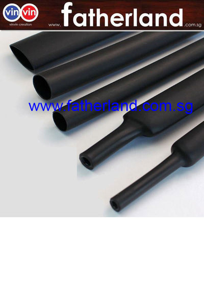 HEAT SHRINK 10MM BLACK  - PERMETER