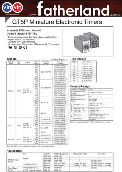 IDEC GT5P-N TIMER