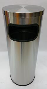 STAINLESS STEEL BIN 295 x H760 mm OPEN TOP COVER