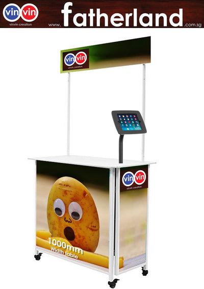 Mobile Promotion Counter  Large with Ipad Holder