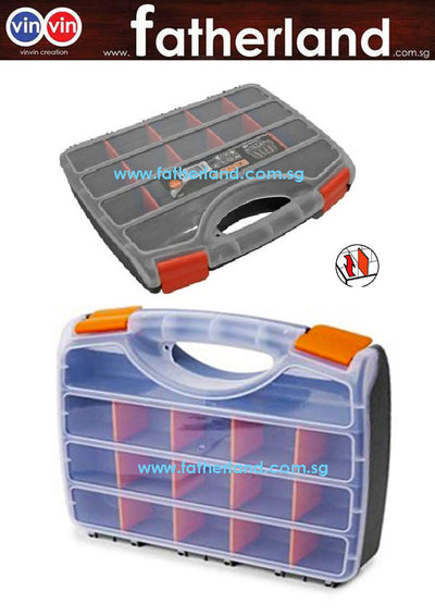 Kendo 90224 Plastic Organizer 15 Compartments