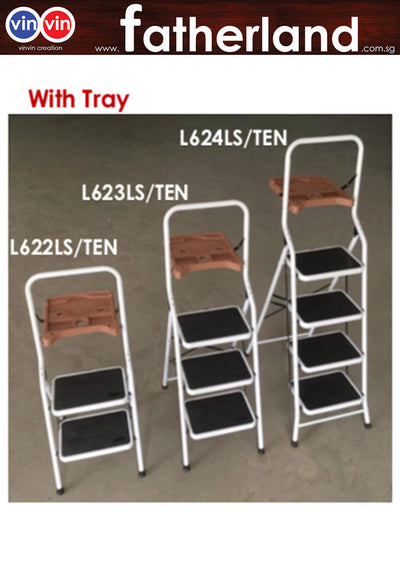 FOLDABLE LADDER FOR HOME & OFFICE WITH TRAY
