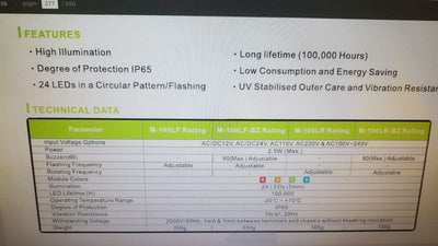Led Blinking Light ( Diameter 4" )