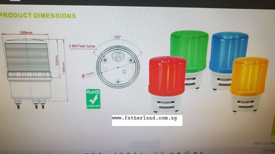 Led Blinking Light ( Diameter 4" )