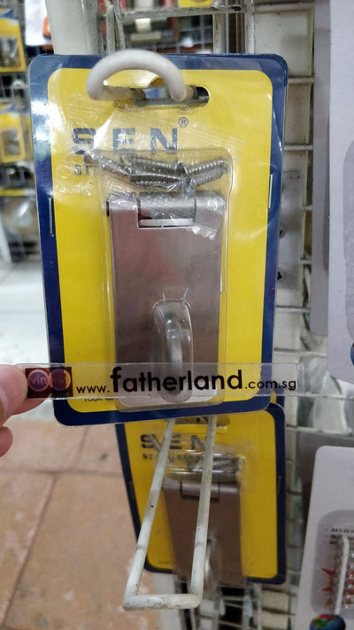 SEN HASP & STAPLE 3" S/S