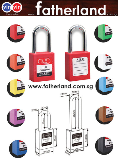 Security Master key System pad lock 76 mm