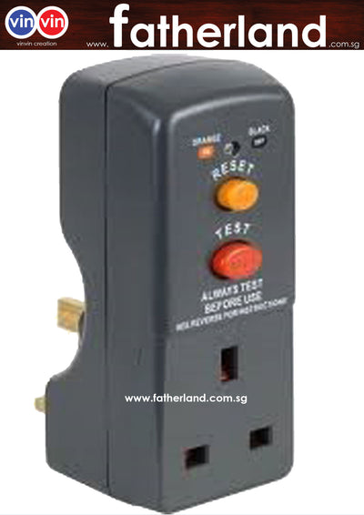 MASTERPLUG 13A SAFETY RCD ADAPTOR