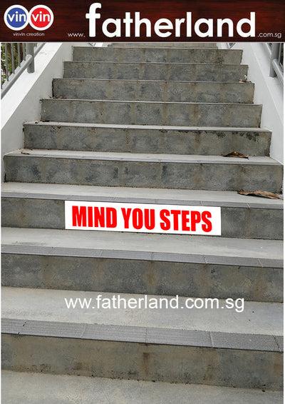 MIND YOUR STEPS Floor Sticker