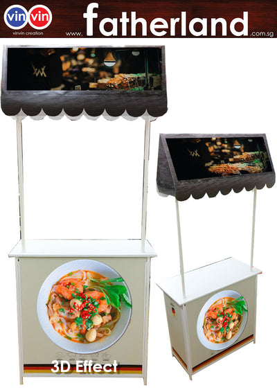 Mobile Promotion Counter Large 3D Effect