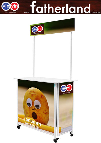 Mobile Promotion Counter  Large 1 Meter Width