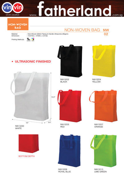 Non Woven Ultrasonic Bag ( vinvin creation Recycle Bag NW series )