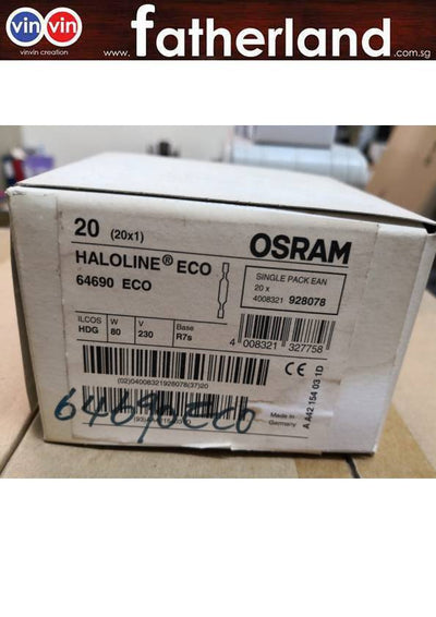 Osram 64690 Haloline Eco ES 80W R7s - 78mm ( Export Only )