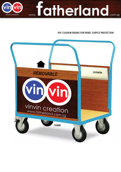 Panel Carrier Trolley with removable full side covers ( model : vin-FP-R-F)