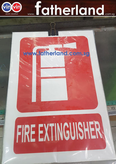Fire Extinguisher Signage PVC