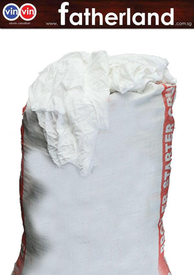 Pure White cloth gunny sack ( 40 Lb per pkt )