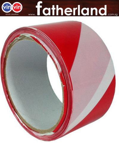 WARNING TAPE 3 inches X 40M (RED/WHITE)