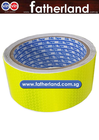 REFLECTIVE TAPE NEON YELLOW GRADE A (2") 50MMX5M - SL4620