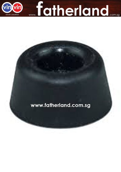 1'' BLACK RUBBER DOOR STOPPER