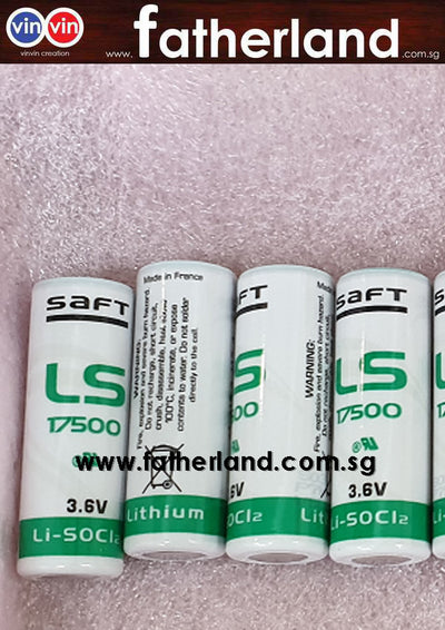 SAFT S1-LS 17500 3.6V AA SIZE  Lithium BATTERY