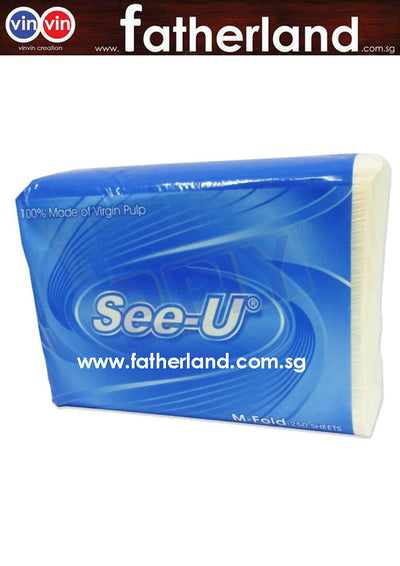 See-U M-Fold Hand Paper Towel (16pkt x 250shts)