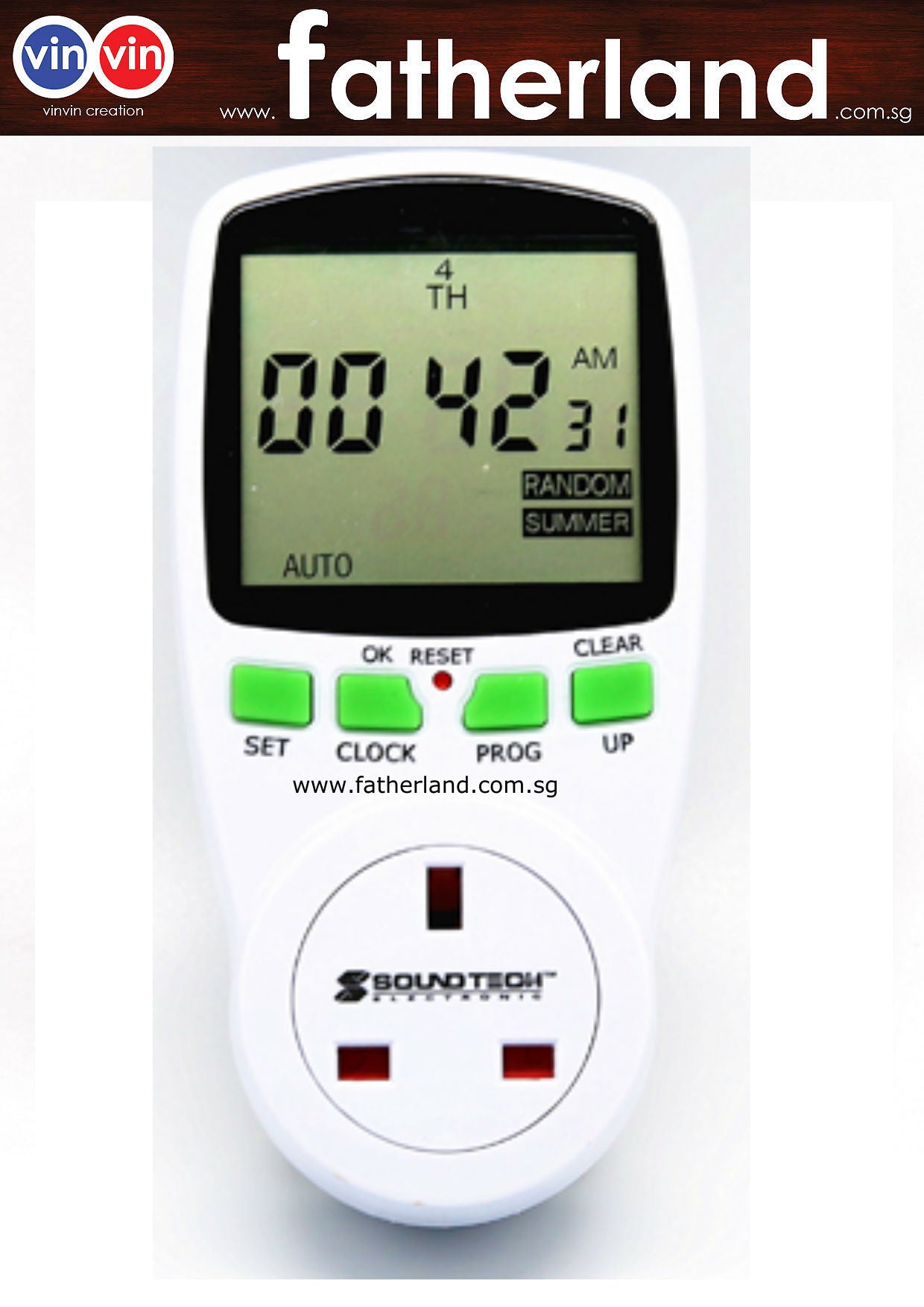 SOUNDTECH MINI DIGITAL TIMER DT020 - www.fatherland.com.sg