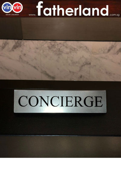 Stainless Steel Table top A sign