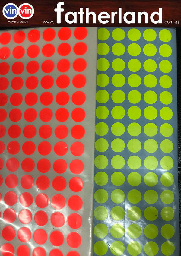 Round Colour Sticker - www.fatherland.com.sg