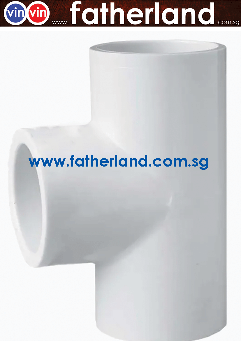PVC 32MM TEE ( WHITE ) - www.fatherland.com.sg