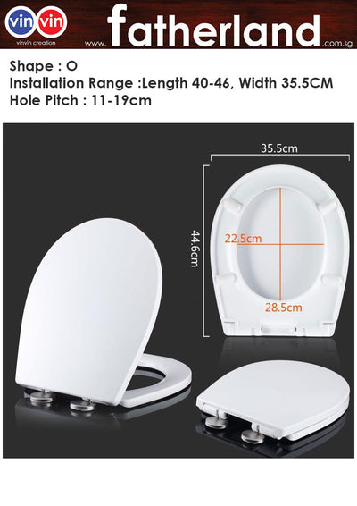 VINVIN TOILET SEAT COVER DELUXE EDITION ( MODEL : VIN-TSC-012 )