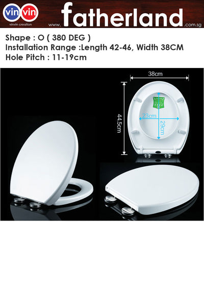 VINVIN TOILET SEAT COVER DELUXE EDITION ( MODEL : VIN-TSC-014 )