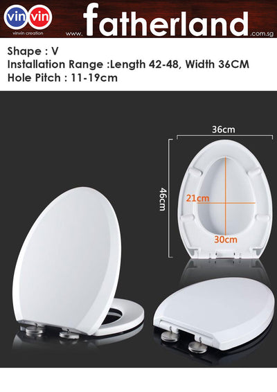 VINVIN TOILET SEAT COVER DELUXE EDITION ( MODEL : VIN-TSC-007 )