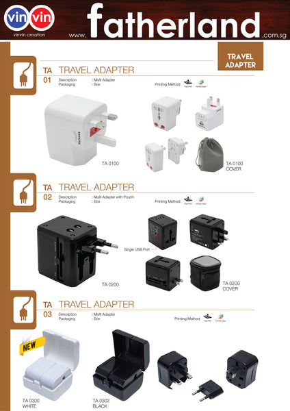 All in One Universal Travel Adaptor Catalog 1 - www.fatherland.com.sg