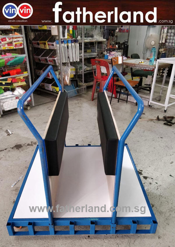Panel Carrier Trolley with removable full side covers and Cushion - www ...