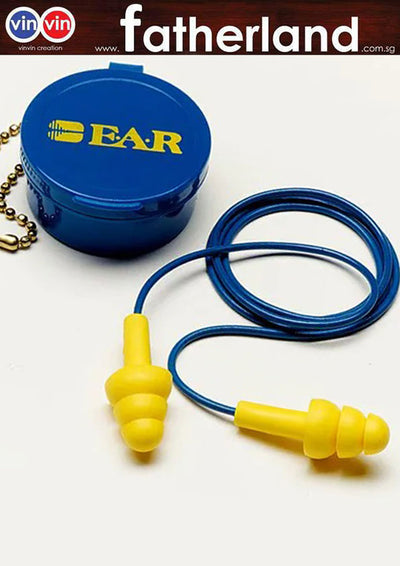 3M 340-4002 EAR PLUG W/CORD IN CASE ( 50PCS/ BOX )