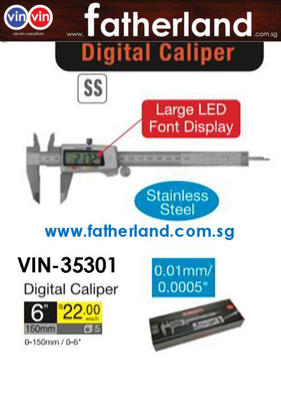 Digital vernier caliper 0-150mm VIN-35301