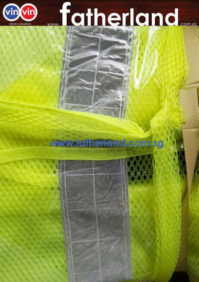 SAFETY VEST GREEN REFLECTIVE