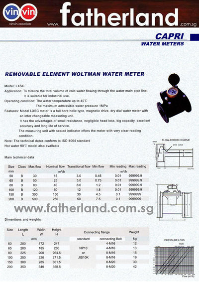 Capri Water Meter (mechanical)