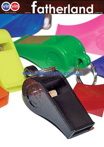 PLASTIC WHISTLE WITH STRING