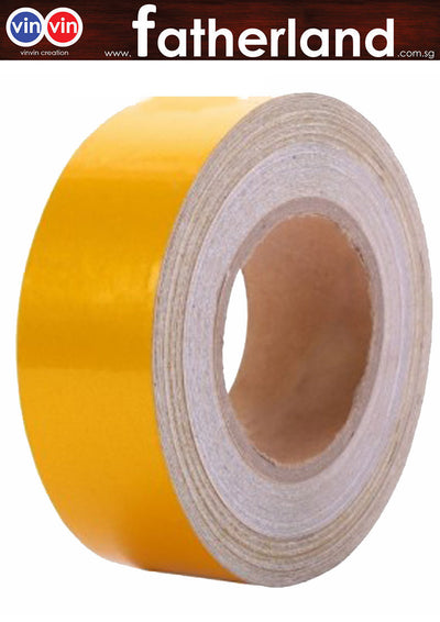 2"x 50 yard reflective tape sticker ( yellow colour )